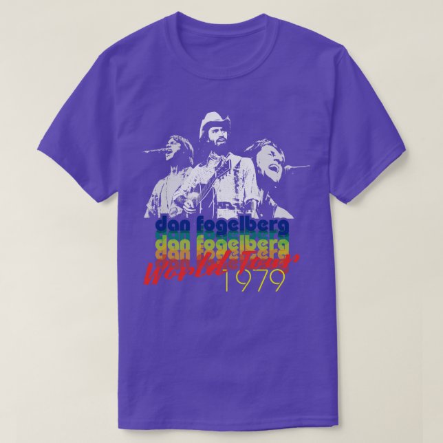 Dan Fogelberg World Tour 1979 T Shirt (Design framsida)