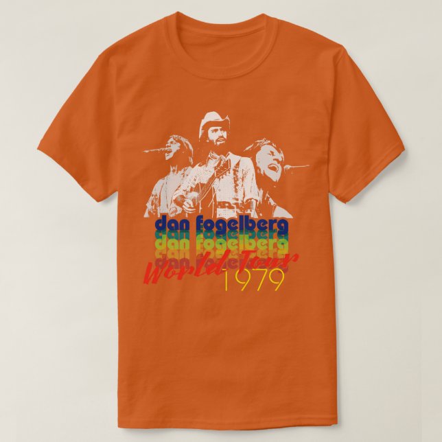Dan Fogelberg World Tour 1979 T Shirt (Design framsida)
