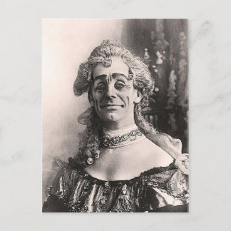 Dan Leno som Mor Goose Vykort