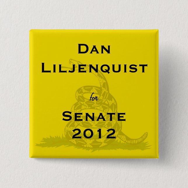 Dan Liljenquist för senatTea-Party knäppas Knapp (Framsida)