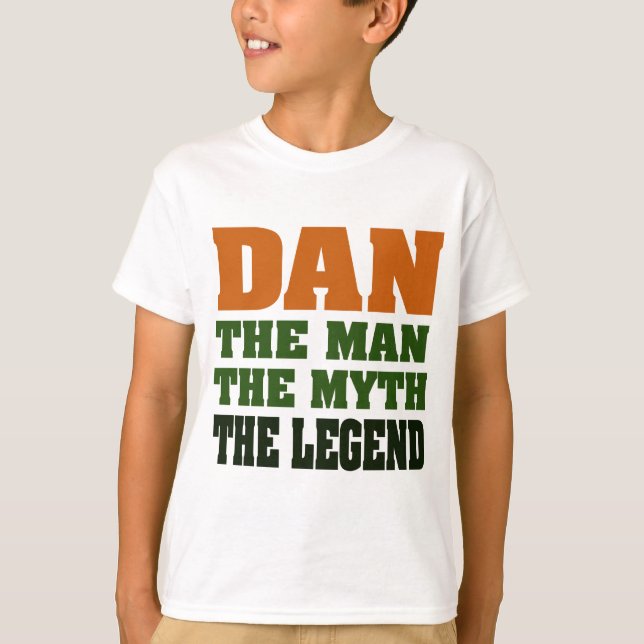 Dan - manen, mythen, legenden! t-shirt (Framsida)