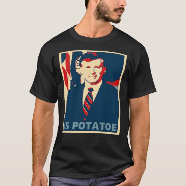 Dan Quayle är Potatoe T-Shirt (Framsida)
