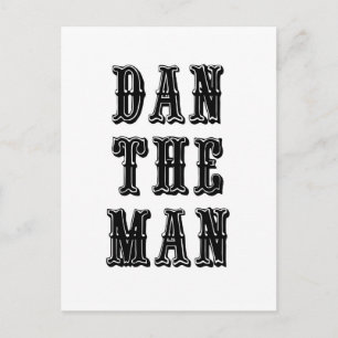Dan the Man Vykort