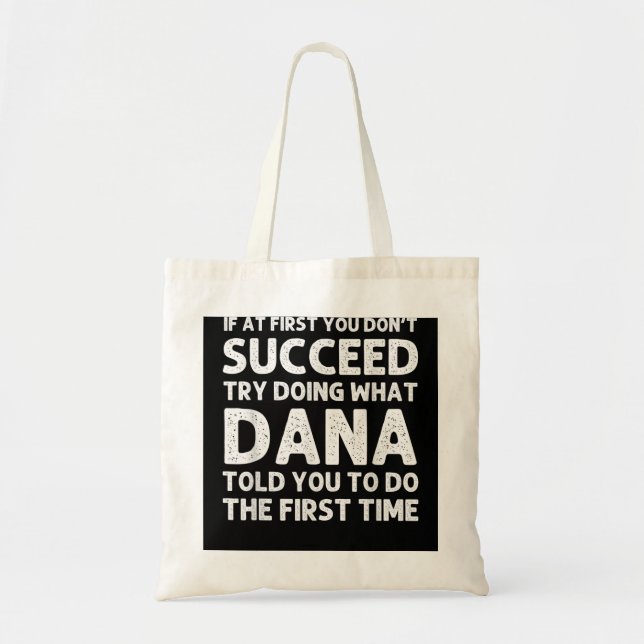 DANA Gift Namn Personlig Birthday Funny Christm Tygkasse (Framsidan)