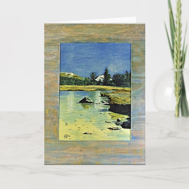 Dana Meadows, Yosemite National Park Helgkort (Framsida)