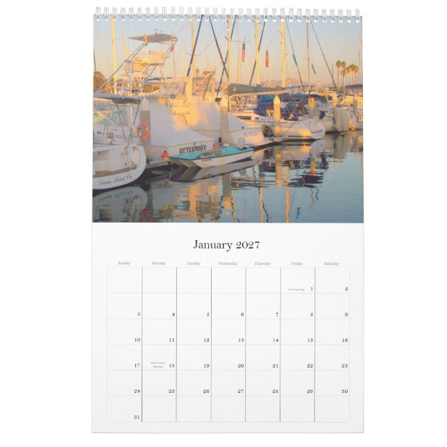 Dana Point 2013 kalender (Jan 2027)