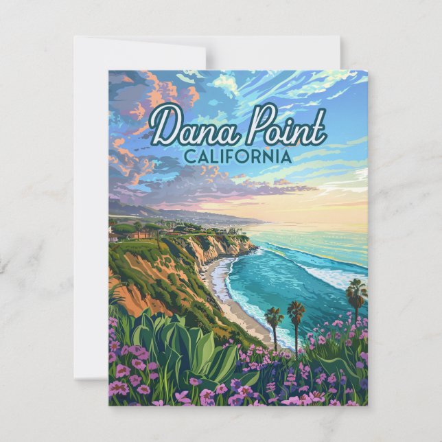 Dana Point California Beach Orange County Card (Framsida)