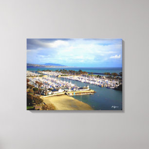 Dana Point hamn Canvastryck
