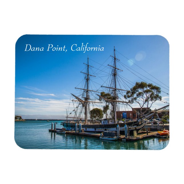 Dana Point Harbor California Magnet (Horisontell)