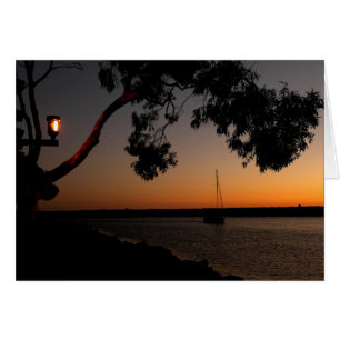 Dana Point Harbor Sunset Hälsningskort