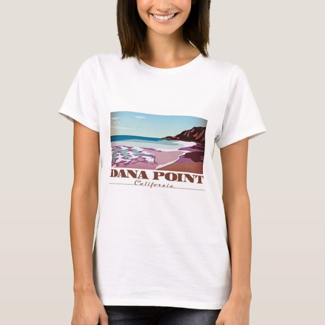 Dana Point Kaliforina T Shirt (Framsida)