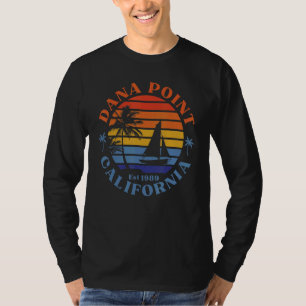 Dana Point Kalifornien Strand Segelbåt Sommarlov T Shirt