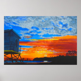 Dana point-målning poster