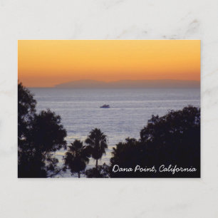 Dana Point Sunset-vykort Vykort