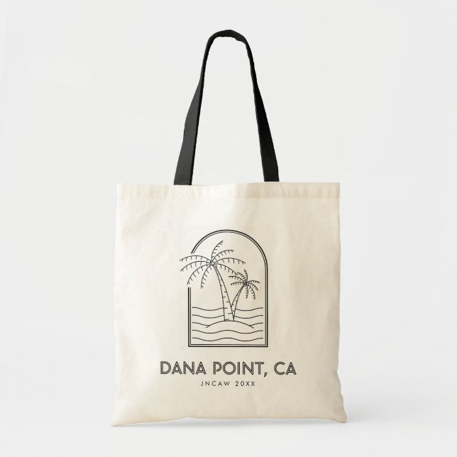 Dana Point Trade Show Bag Conference Tote Tygkasse (Framsidan)