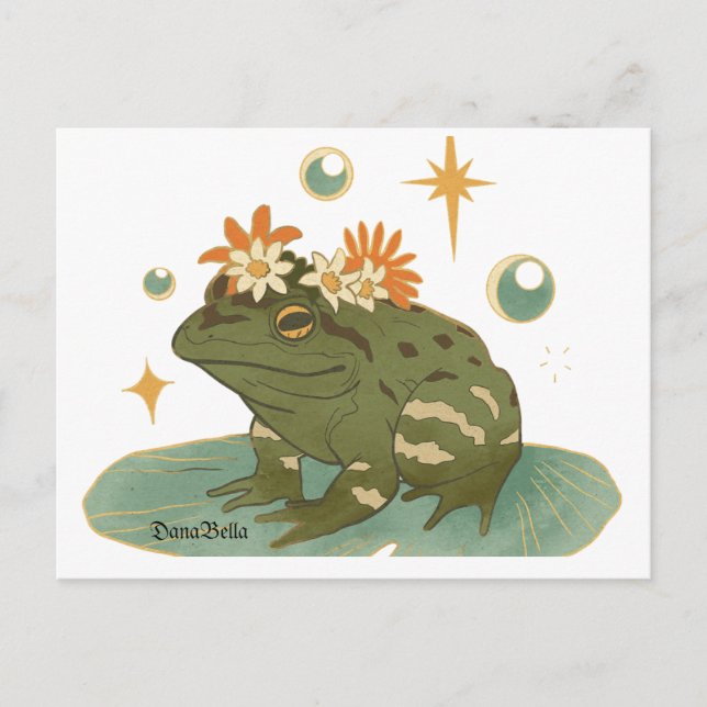 DanaBella the Frog Vykort (Framsida)
