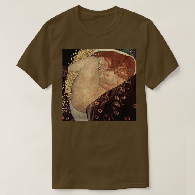 Danae av Gustav Klimt T Shirt (Design framsida)