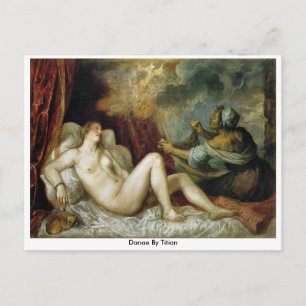 Danae by Titian Vykort