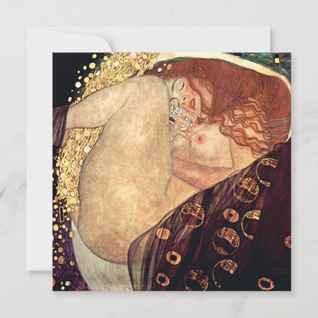 Danae | Gustav Klimt | (Framsida)