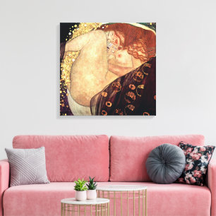 Danae Gustav Klimt Canvastryck