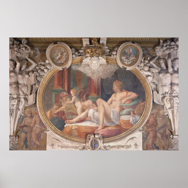 Danae Mottager Shower of Guld Poster (Framsidan)