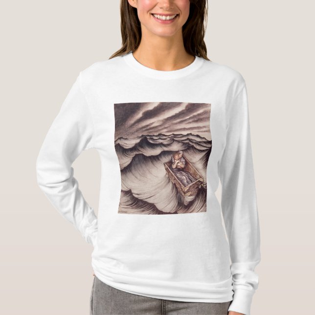 Danae och henne son Perseus T Shirt (Framsida)