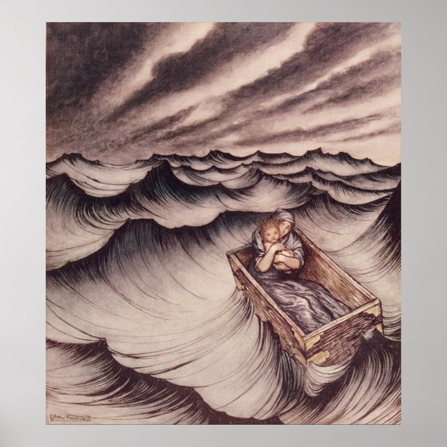 Danae och hennes son Perseus Poster (Framsidan)