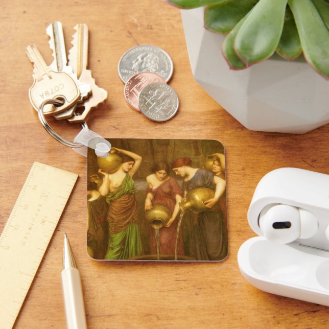 Danaiderna av John William Waterhouse Nyckelring (Skrivbord)