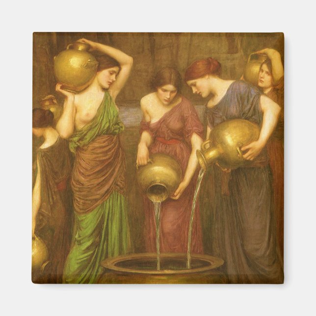 Danaides av John William Waterhouse Magnet (Framsidan)