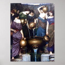 Danaides av John William Waterhouse Poster