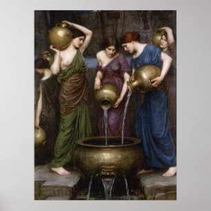 Danaides av John William Waterhouse Poster