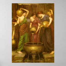 Danaides av John William Waterhouse Poster