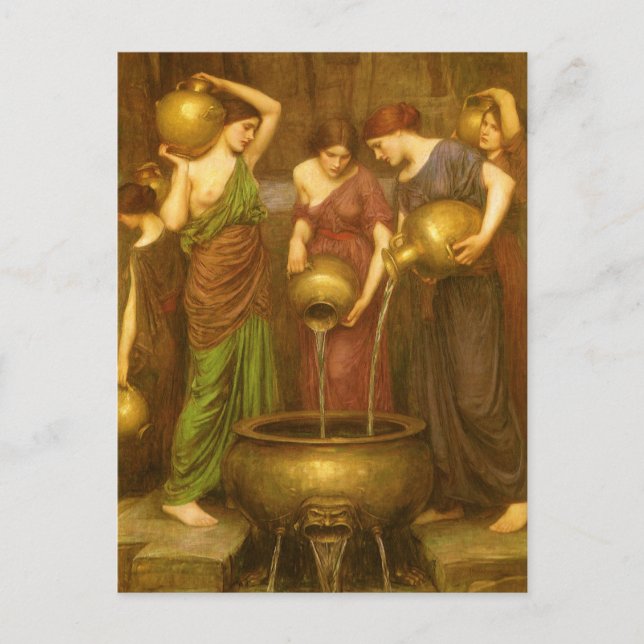 Danaides av John William Waterhouse Vykort (Framsida)