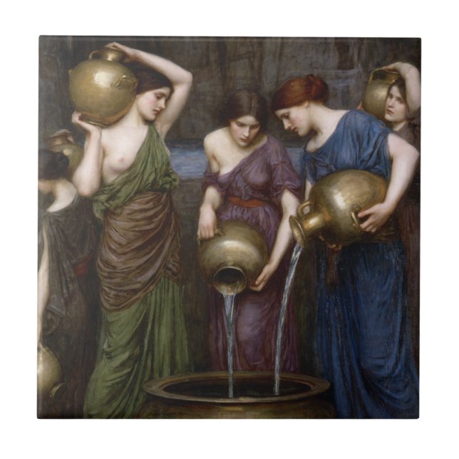 Danaides John William Waterhouse Kakelplatta (Framsidan)
