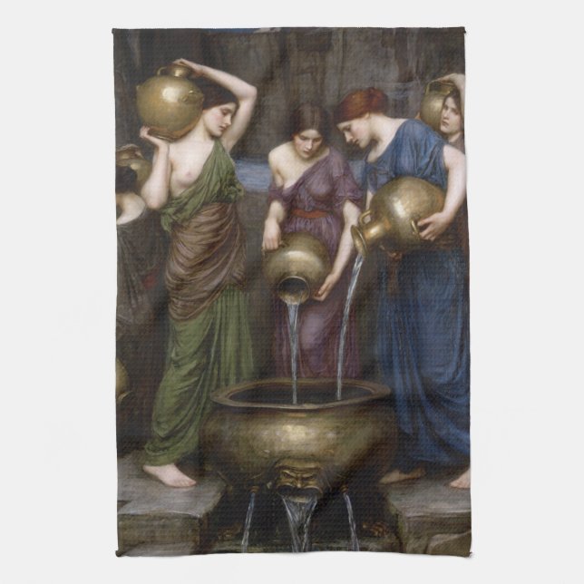 Danaides John William Waterhouse Kökshandduk (Vertikal)