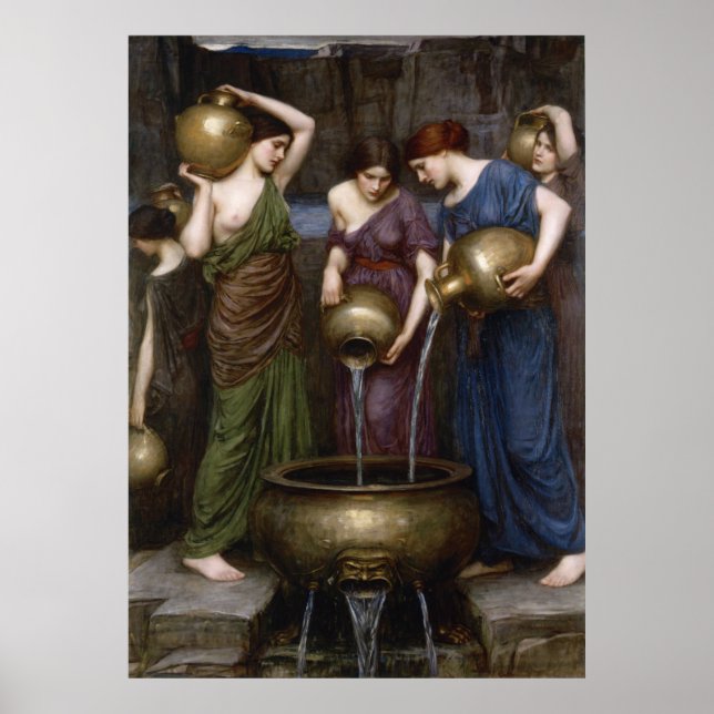 Danaides John William Waterhouse Poster (Framsidan)