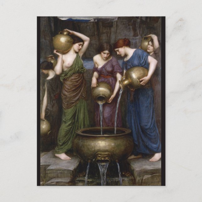 Danaides John William Waterhouse Vykort (Framsida)