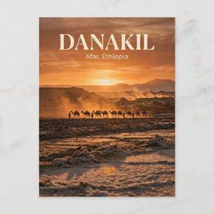 Danakil-sänkningen, Mekele, Afarregionen Vykort