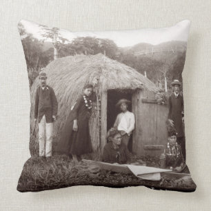 Danande Tappa, en infödd trasa, c.1875 Kudde