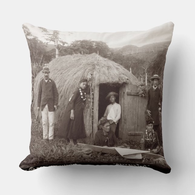 Danande Tappa, en infödd trasa, c.1875 Kudde (Framsida)