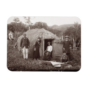 Danande Tappa, en infödd trasa, c.1875 Magnet