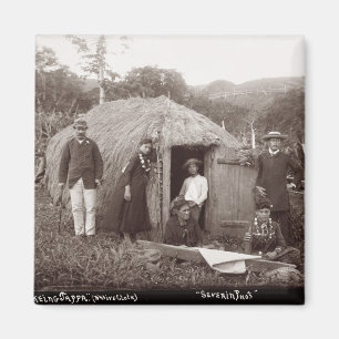 Danande Tappa, en infödd trasa, c.1875 Magnet