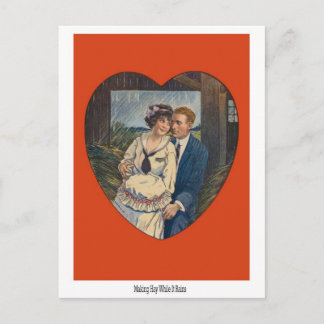 Danandehö i kortet för regnavintagevalentin helg vykort