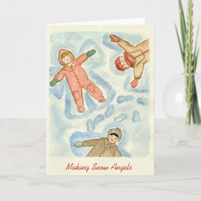 Danandesnöänglar Helgkort (Framsida)