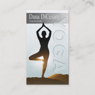 Dana's Vinyasa & Power Yoga Instructor Visitkort