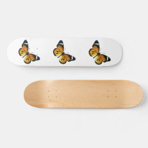 Danaus chrysippus - Plain Tiger, African Queen Mini Skateboard Bräda 18,5 Cm