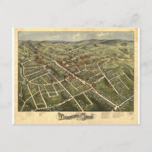Danbury Connecticut 1875 Vykort