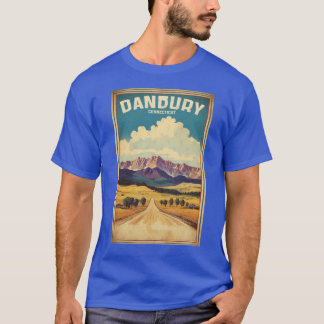 Danbury Connecticut USA Vintage Travel Tourism Ove T Shirt