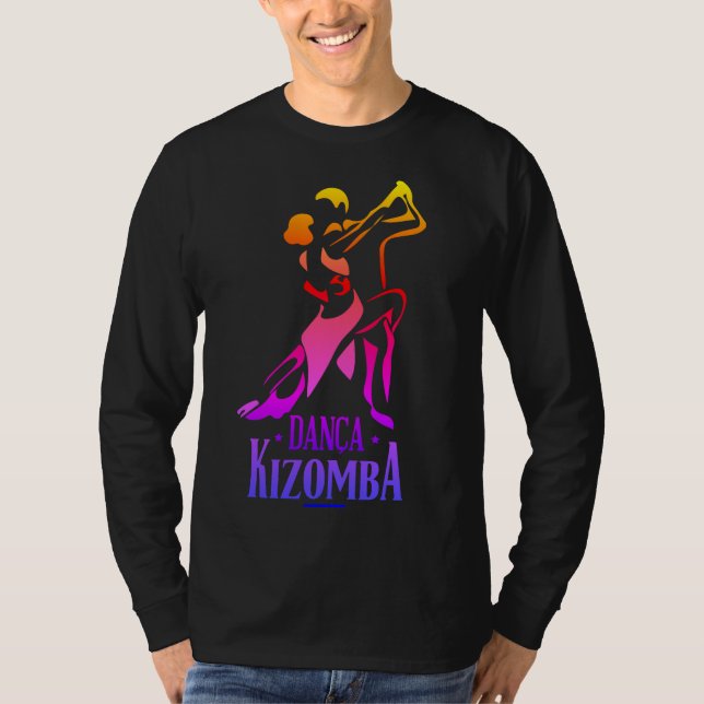danca kizomba multifärgad t shirt (Framsida)