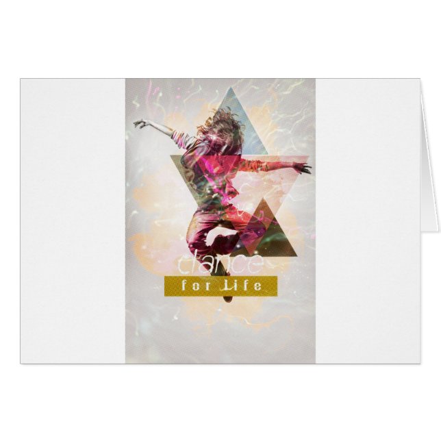 Dance4Life Hälsningskort (Framsidan Horizontal)